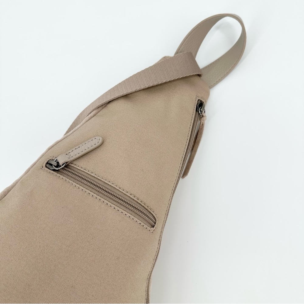 The San Geo Sling Backpack Suede Leather - Picture 8 of 13